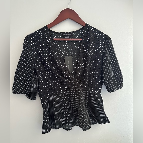 NWT Polka dot blouse - Picture 1 of 2